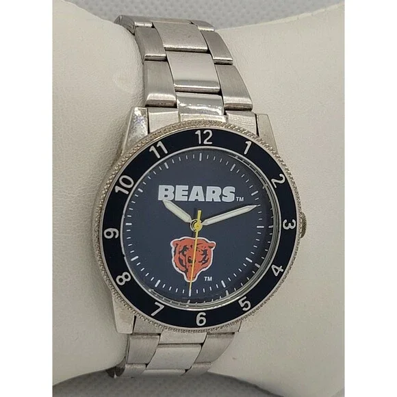 Mens Chicago Bears by Fantasma Vintage 1996 NFLP Rare Find NFL Football Watch 01 - Picture 3 of 8